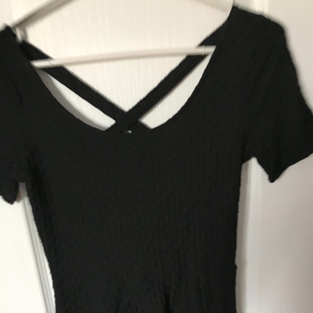 Short Sleeve Patterned Skater Dress